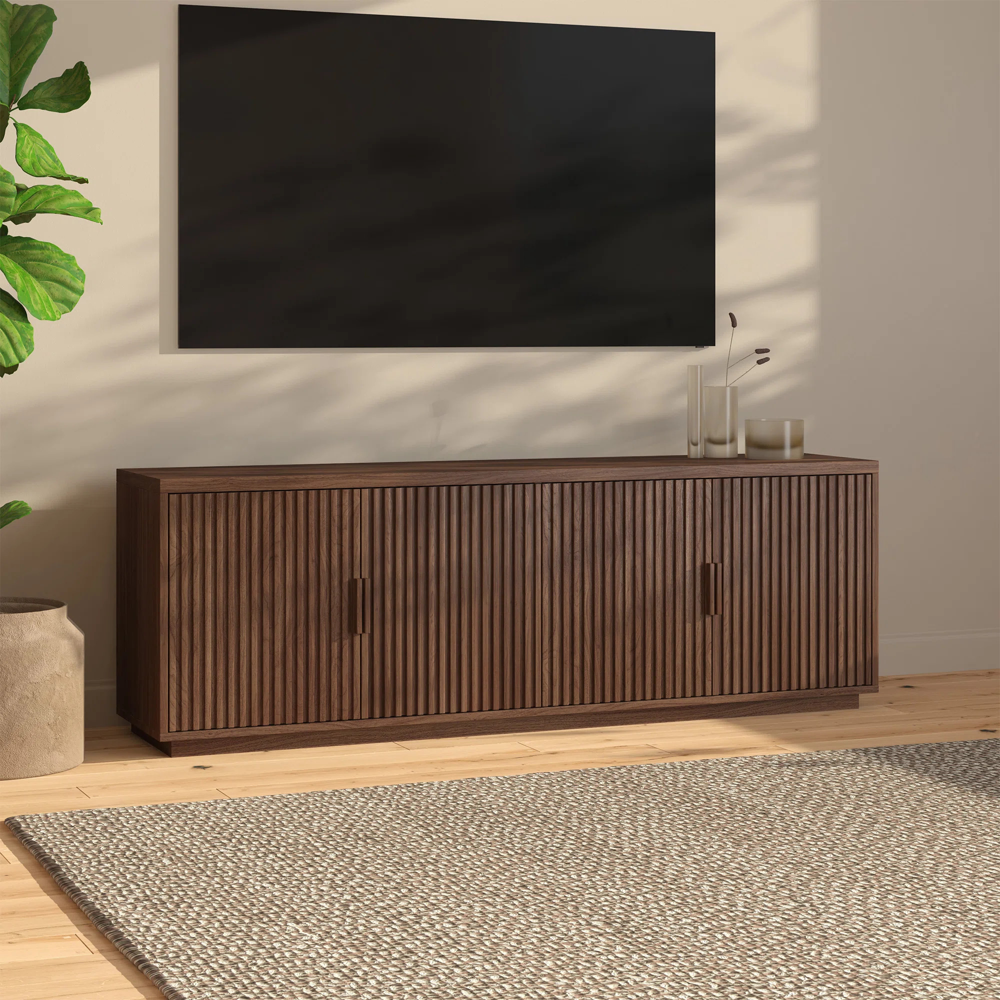 Mero Rectangular TV Stand for TV's up to 75" | Wayfair North America