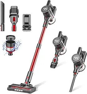 ZokerLife Stick Vacuum, Cordless Vacuum with 2200mAh Powerful Lithium Batteries, Up to 35 Mins Ru... | Amazon (US)