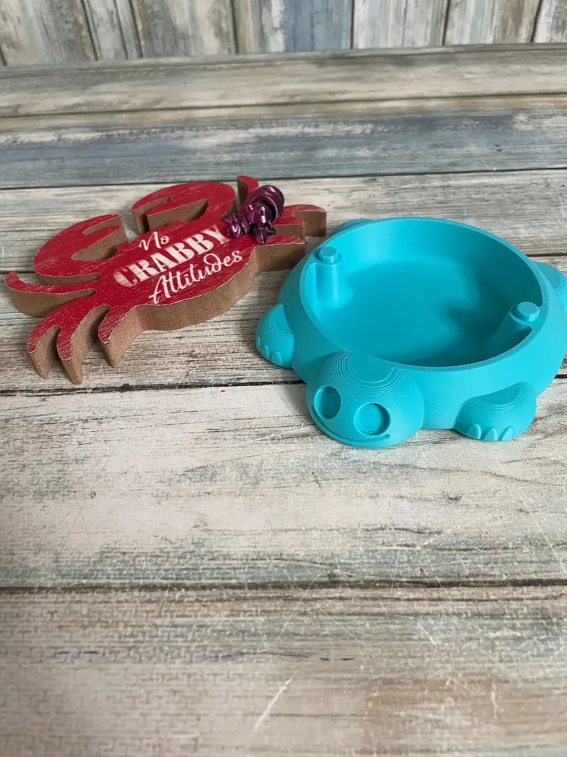 Hermit Crab food dish - Turtle 1 color | Etsy (Global)