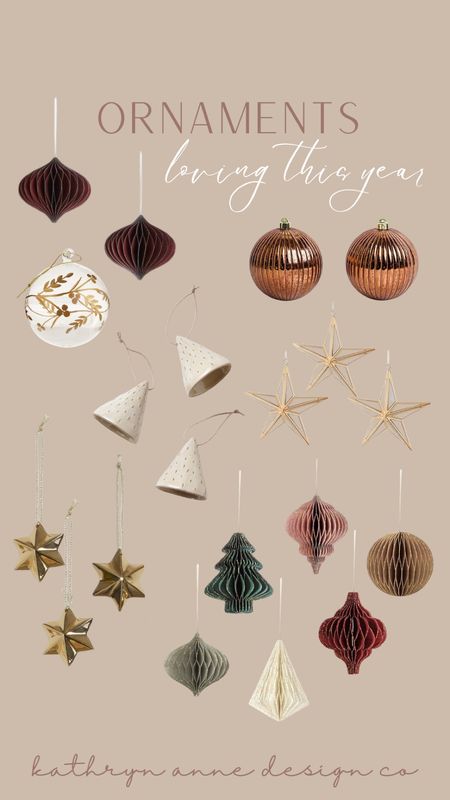 Ornaments I’m loving this year. Christmas tree, home decor, holiday finds 

#LTKhome #LTKHoliday #LTKstyletip