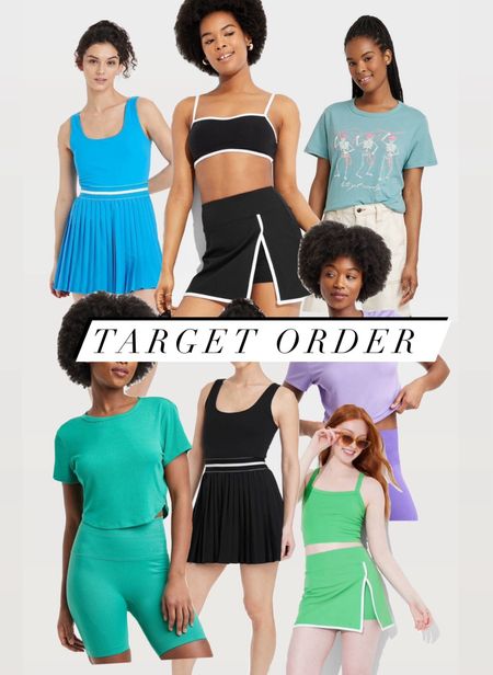 My recent Target order. 
I needed new athletic sets since losing weight! 

#LTKFindsUnder50 #LTKActive #LTKStyleTip