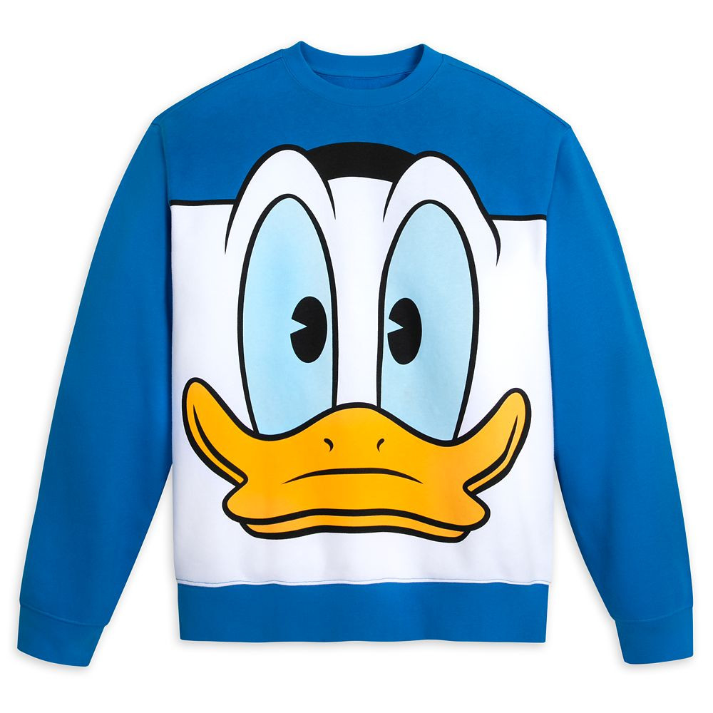 Donald Duck Pullover Sweatshirt for Adults | Disney Store
