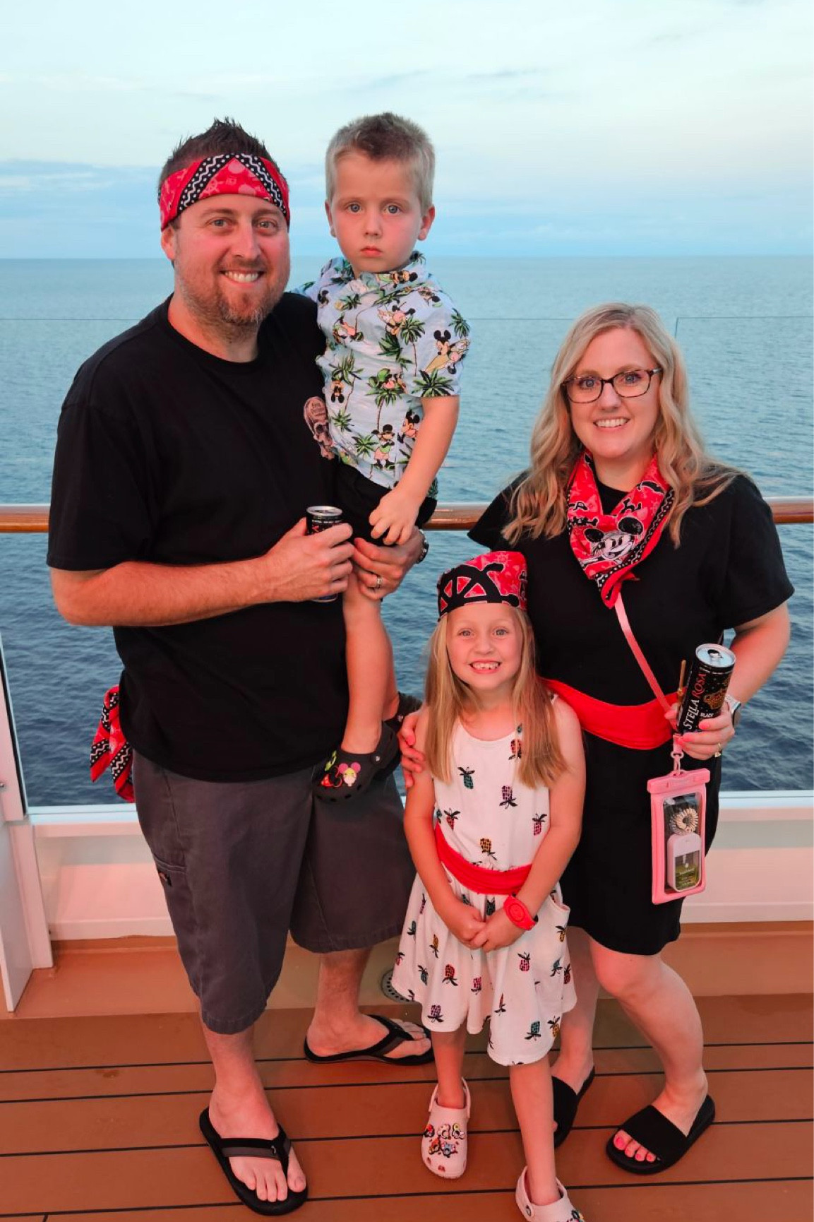 Pirate Night
I tried convincing the kids to change for pirate night but they protested a bit. Nonetheless Ryan and I dressed up anyhow. By the way— I used my waterproof phone cover like a sling to carry my phone, key to the world card and hand sanitizer everywhere! 

Most items are from Amazon and Target! 

OOTD
Pirate Night
Disney Cruise
Disney Vacation

#LTKKids #LTKFamily #LTKTravel