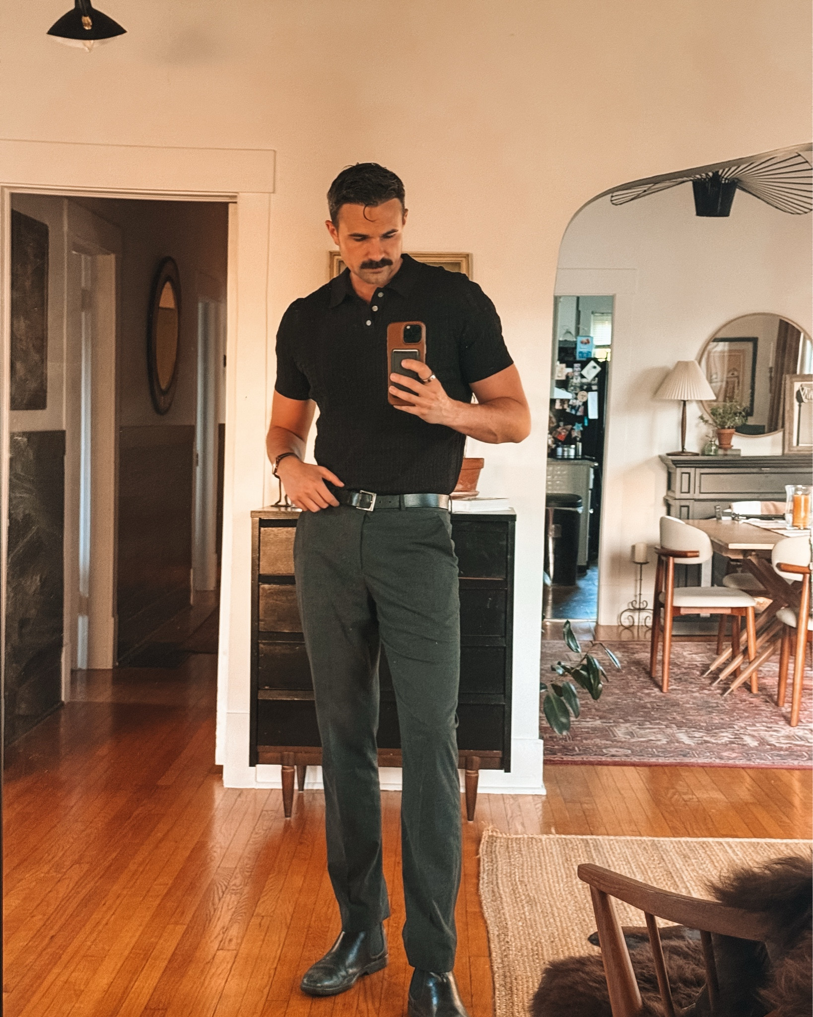 These knit polos I got from AMAZON are my favorite! Just got this one in black! 

#LTKWorkwear #LTKTall #LTKMens