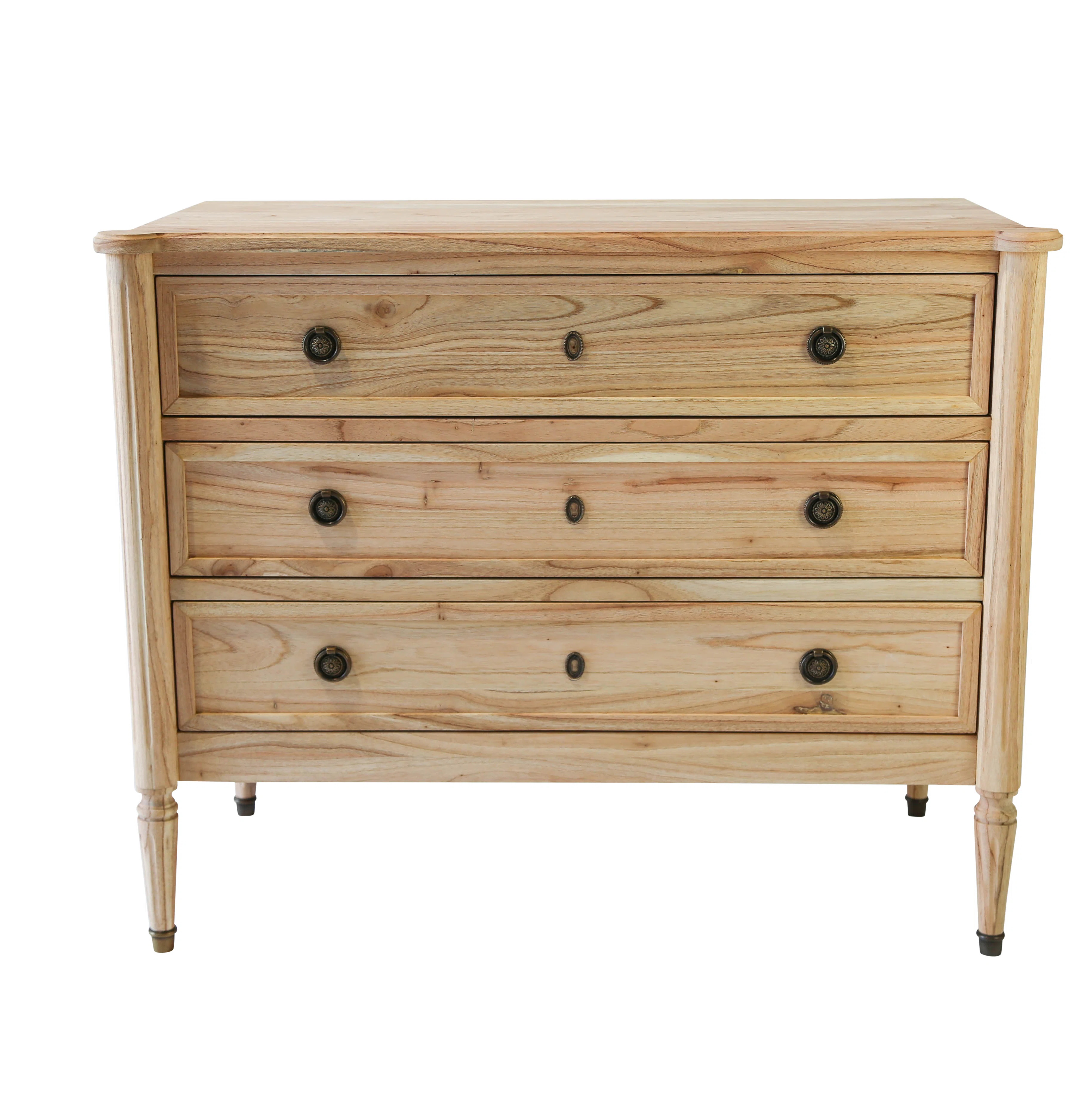 Raw Louie XVI 3 Drawer Dresser | Wayfair North America