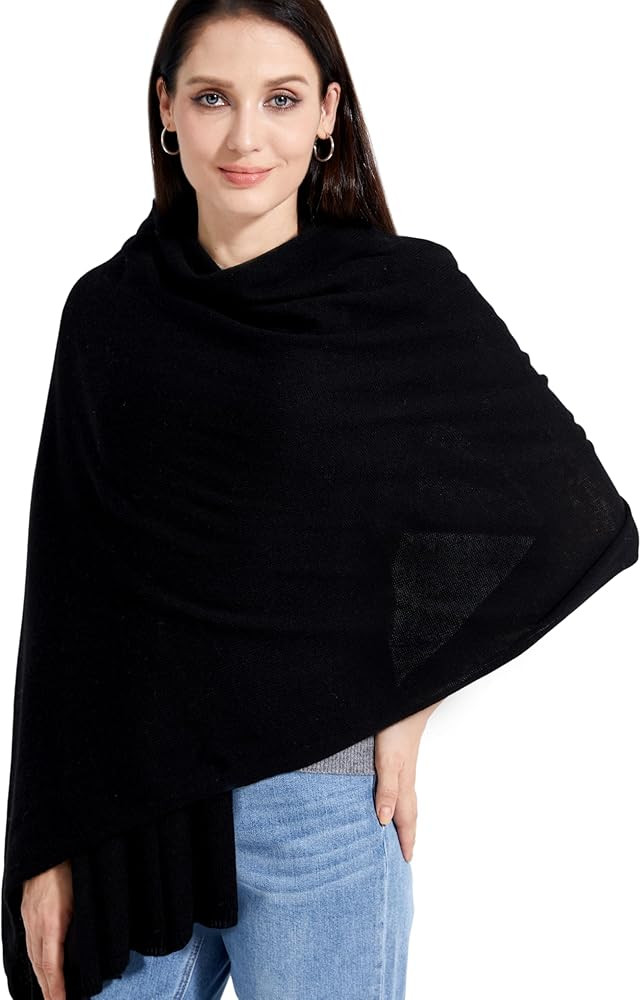 Soft Cashmere Blend Wrap Chic Scarf Stole for Women Wayfarer Travel Extra Large 87"x28" | Amazon (US)