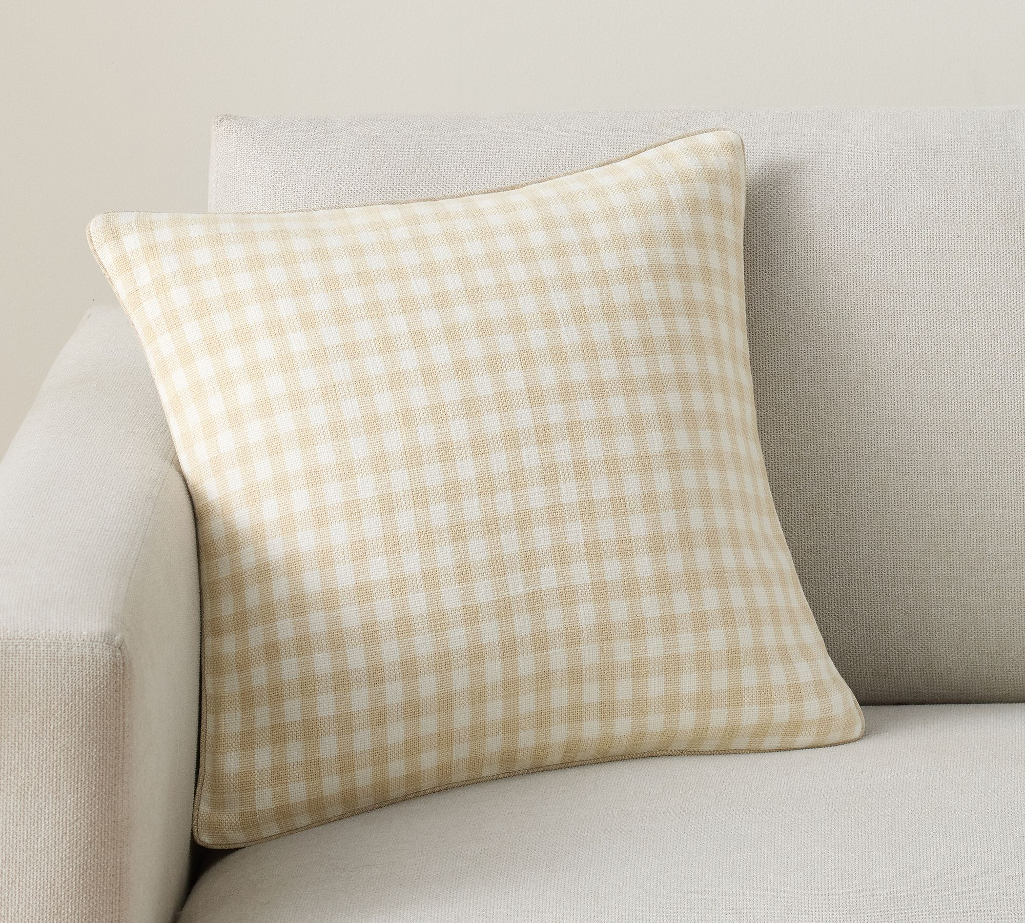 Blaine Checkered Pillow | Pottery Barn (US)