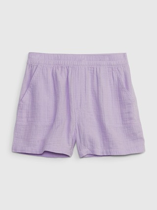 Kids Crinkle Gauze Pull-On Shorts | Gap (CA)