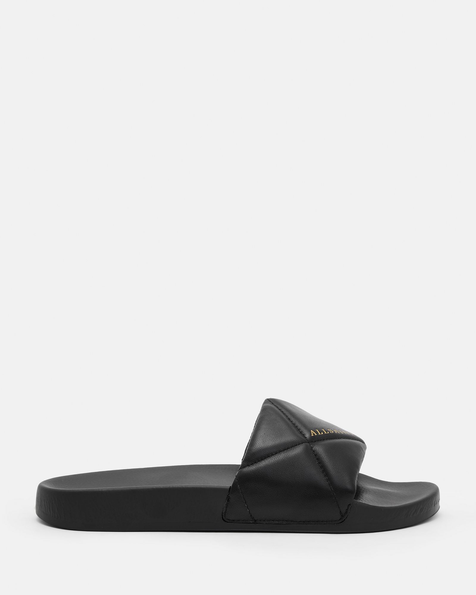 Bell Quilted Leather Slides | AllSaints US