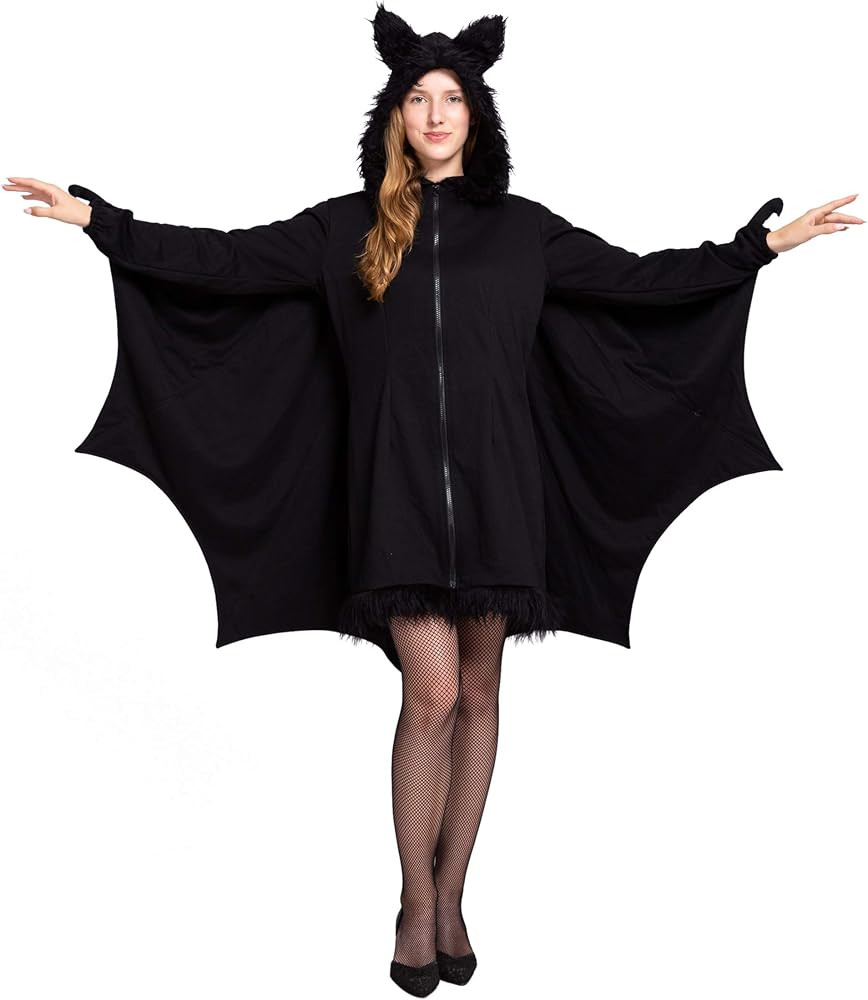 Spooktacular Creations Woman’s Black Bat Zip Hoodie Halloween Costumes for Adults | Amazon (CA)