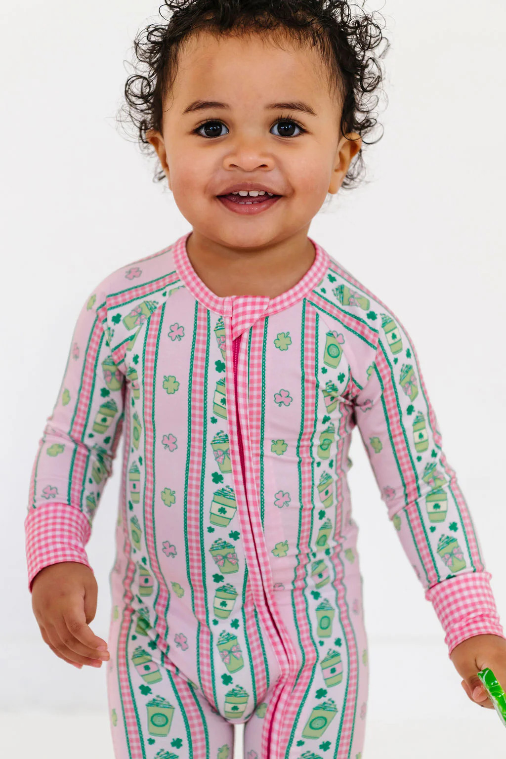 Shamrock Shake Zipper Romper | In My Jammers