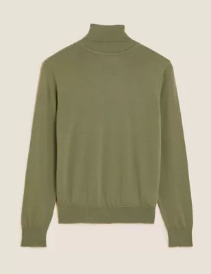 Pure Merino Wool Roll Neck Jumper | Marks & Spencer (UK)