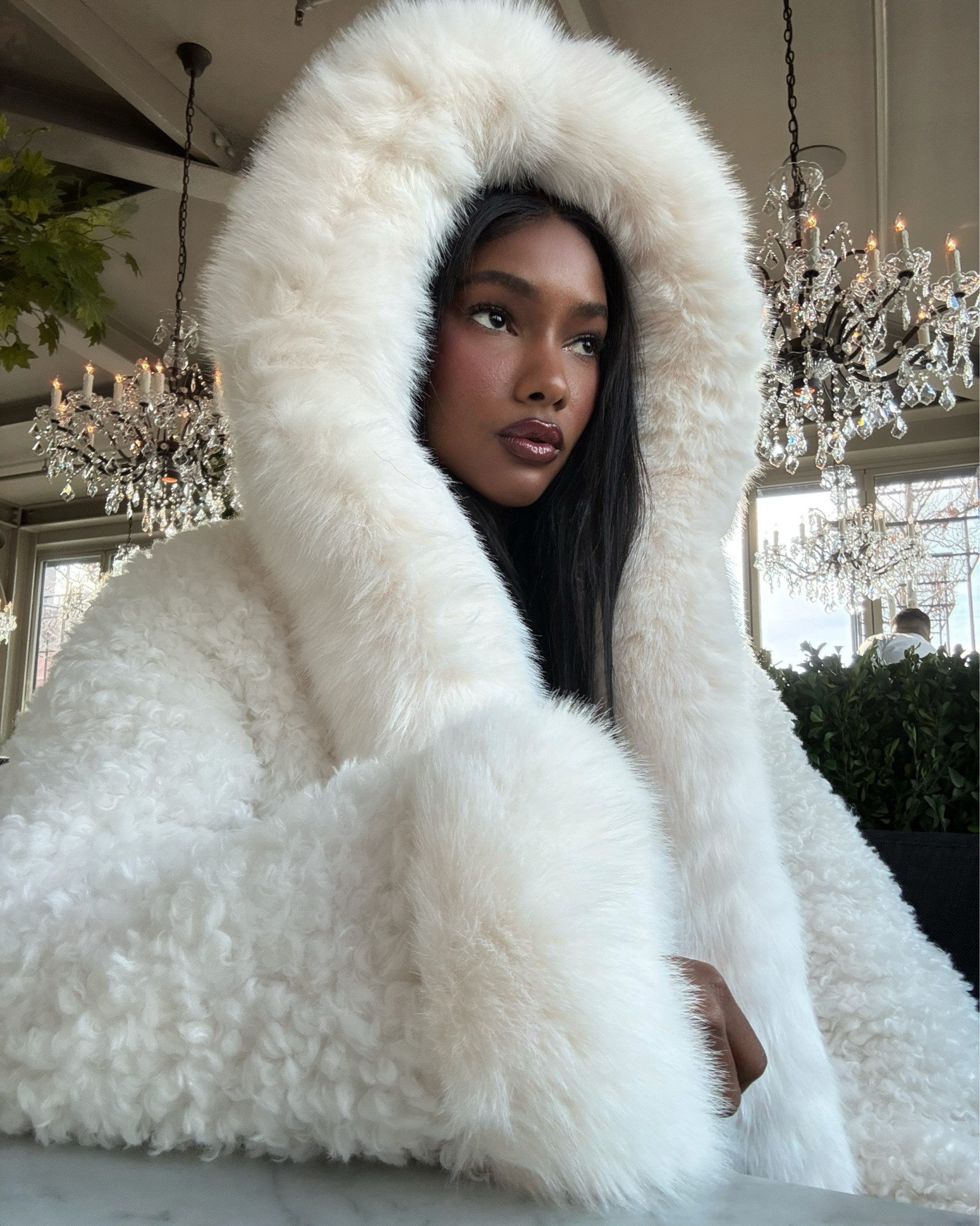 Winter must have jacket. Giving snowman lol 