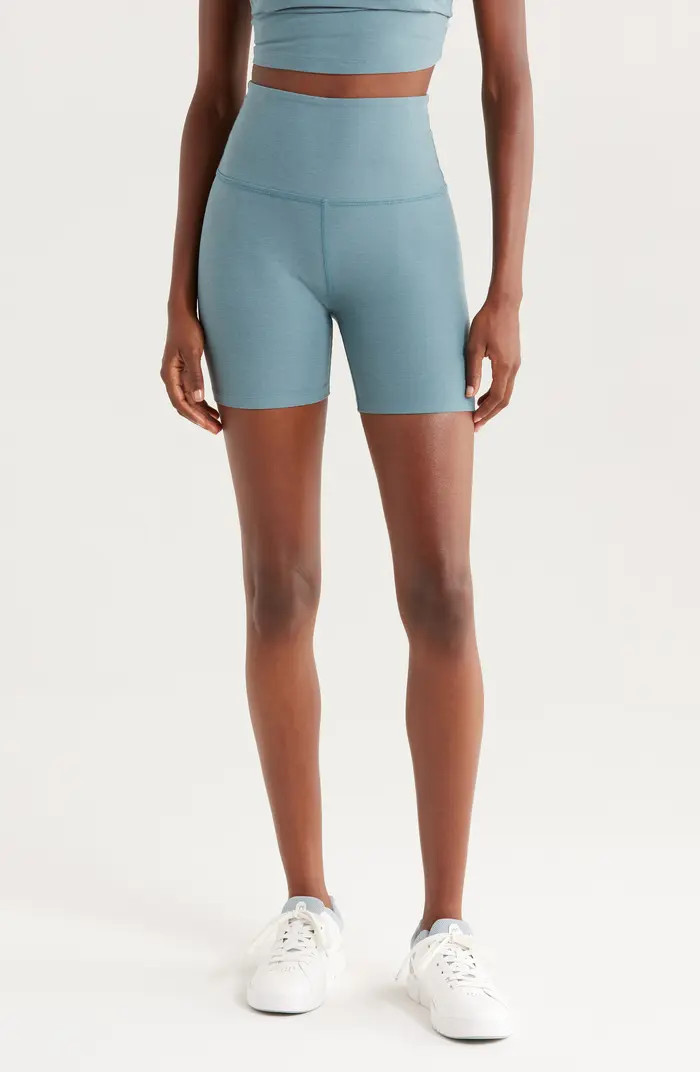 Keep Pace Space Dye Bike Shorts | Nordstrom