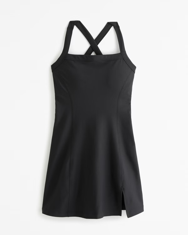 YPB sculptLUX Cross-Back Mini Dress | Abercrombie & Fitch (US)