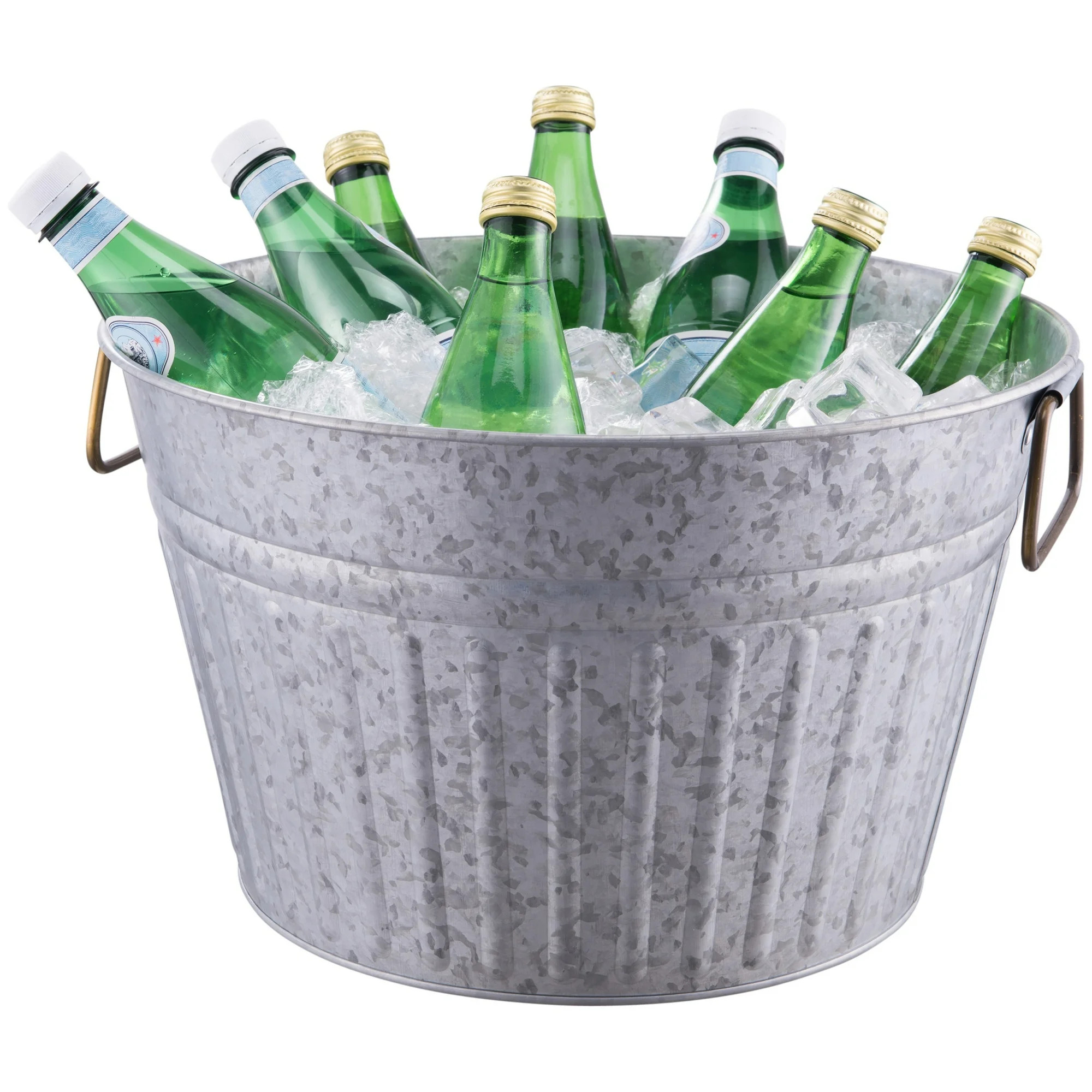 Better Homes & Gardens - Galvanized Round Tub, 15 IN D x 9 IN H | Walmart (US)