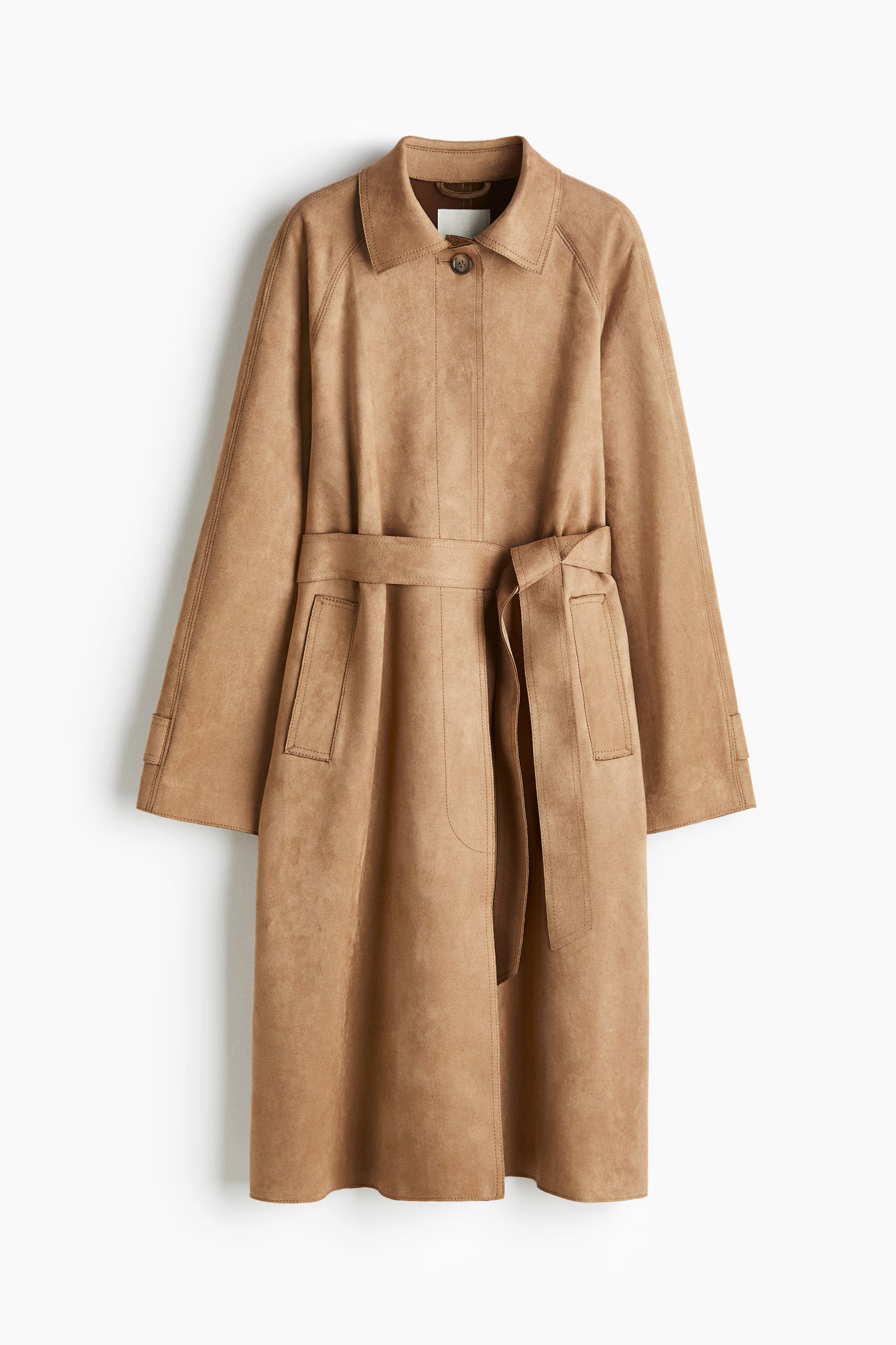 Tie-belt coat - Beige - Ladies | H&M GB | H&M (UK, MY, IN, SG, PH, TW, HK)