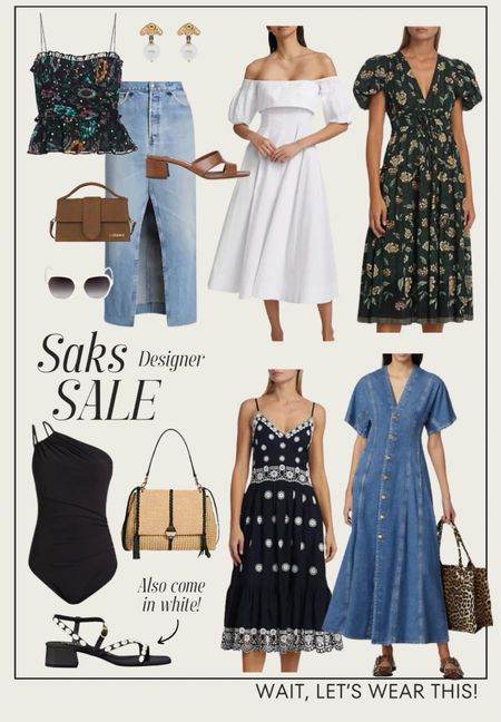 Saks sale! Up to 50% off designer finds! 

#LTKStyleTip #LTKSaleAlert #LTKOver40