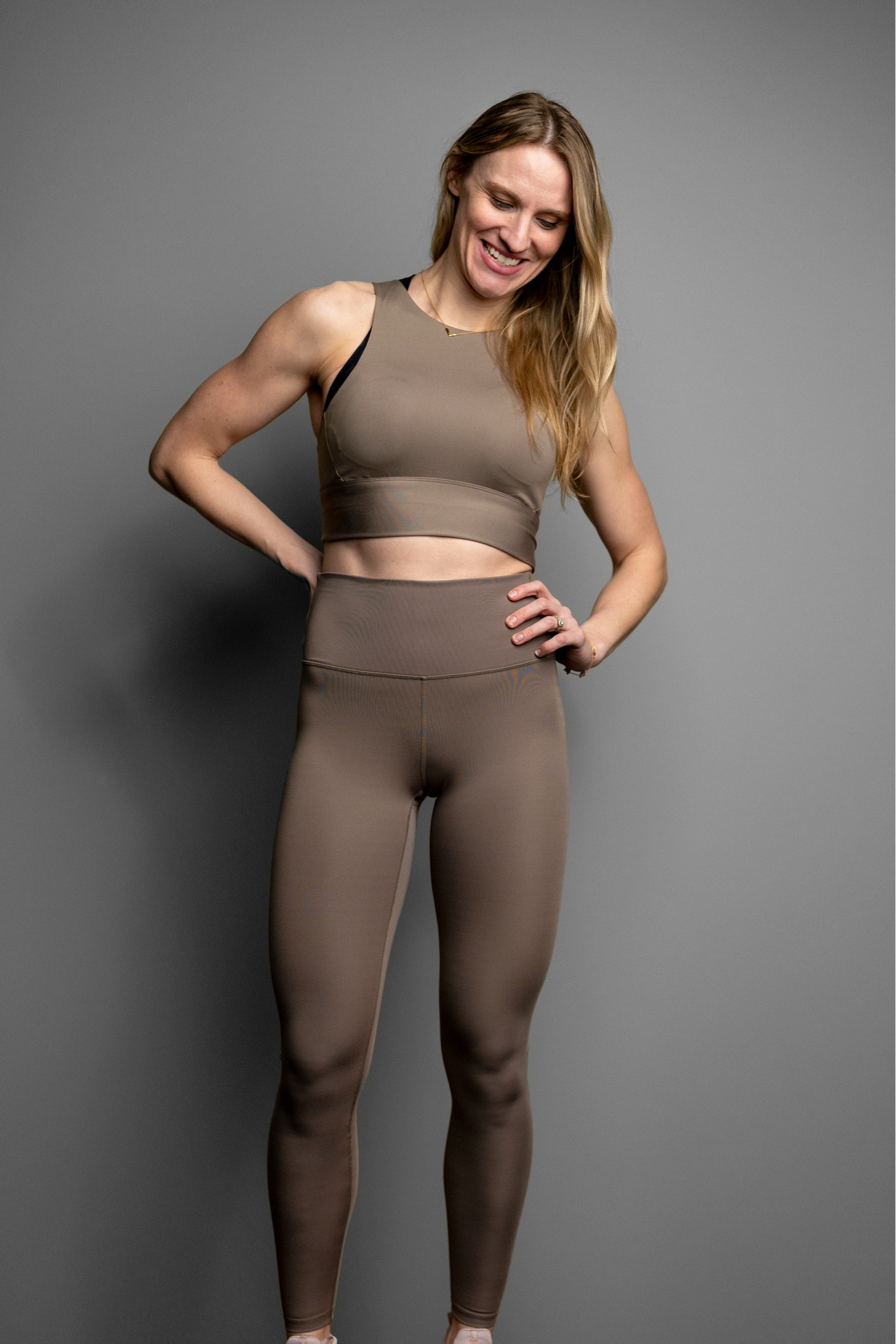 This workout outfit from Target is extremely comfy and this brown color, so cute! The leggings are super high-waisted and sit just right! 



#LTKfit