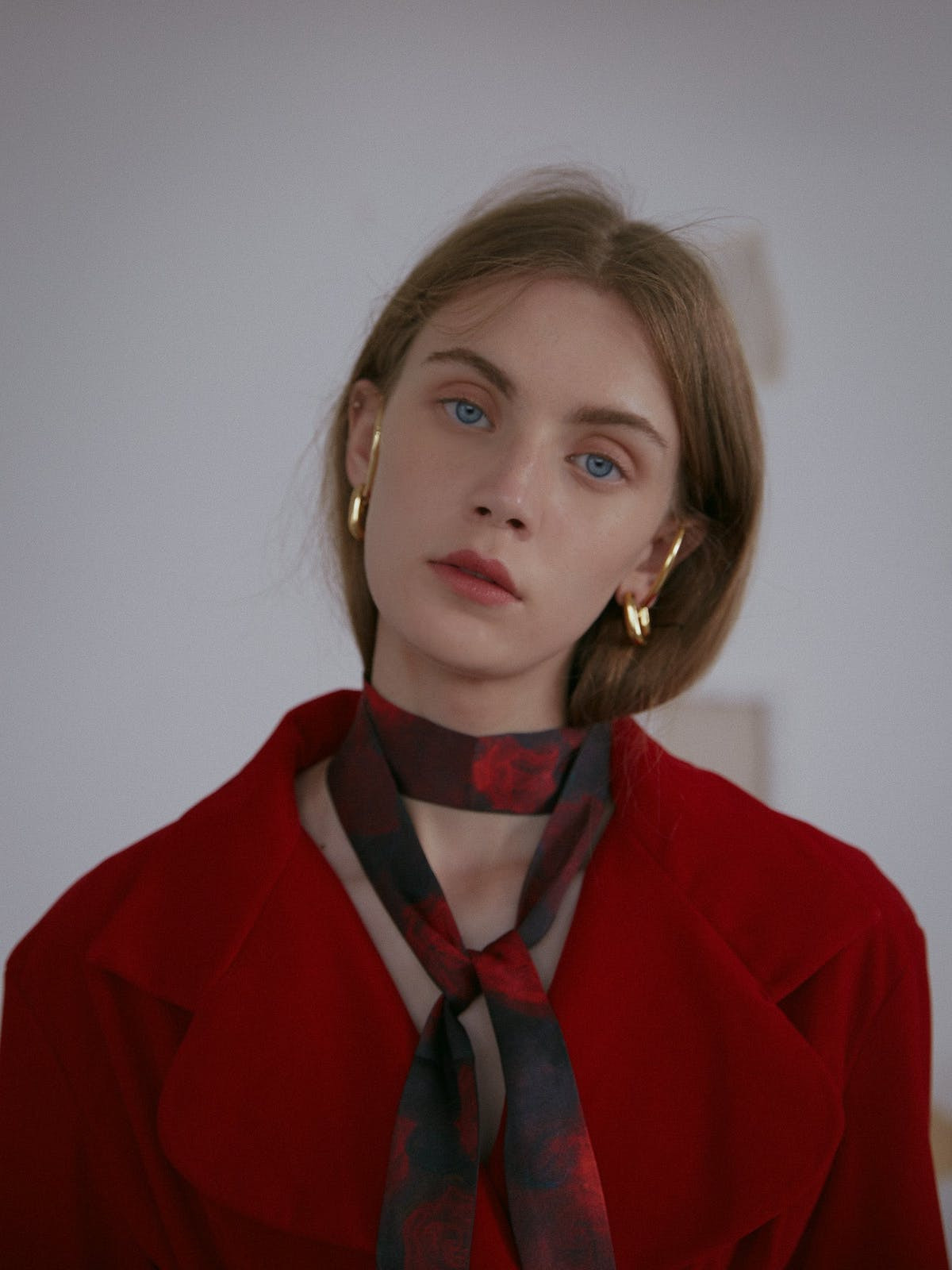 "La Rosa" Silk Skinny Scarf | Verishop