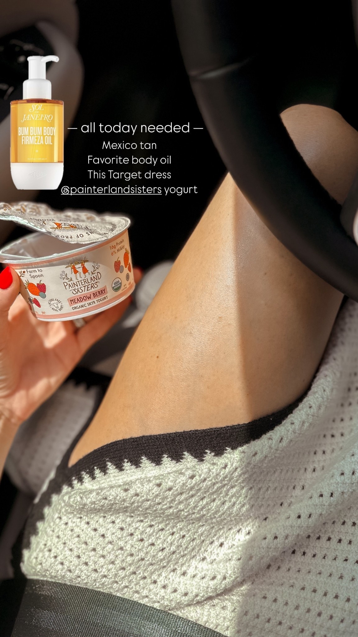 This Target dress is currently on sale for $26. It’s lightweight enough to wear on hot days and is super flattering. 

This oil is my go to. It smells amazing + firms your skin  

#LTKSaleAlert #LTKFindsUnder100