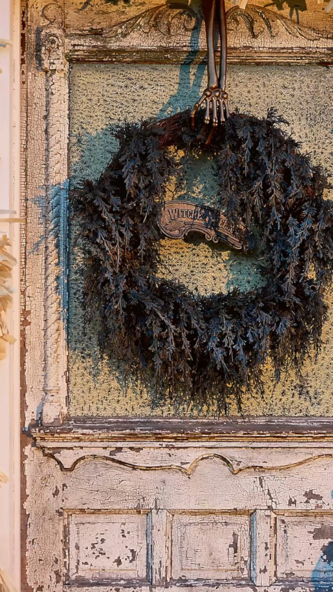I definitely didn’t expect to find the perfect spooky Halloween wreath at Anthropologie… but here we are! 🖤🎃
And maybe the best part? No DIY required. No gathering supplies, no hot glue gun, no trying to figure out how to make it look just right. This one arrives ready to go—just take it out of the box, hang it on the door, and suddenly your entry is Halloween-ready.
I love a good creative project, but sometimes it’s awfully nice to let someone else do the creating. 😉 Especially when the result is this good!
Spooky, stylish, and ridiculously easy. That’s my kind of Halloween decorating. 👻

#halloween

#LTKHome