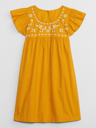 Kids Flutter Sleeve Dress | Gap Factory