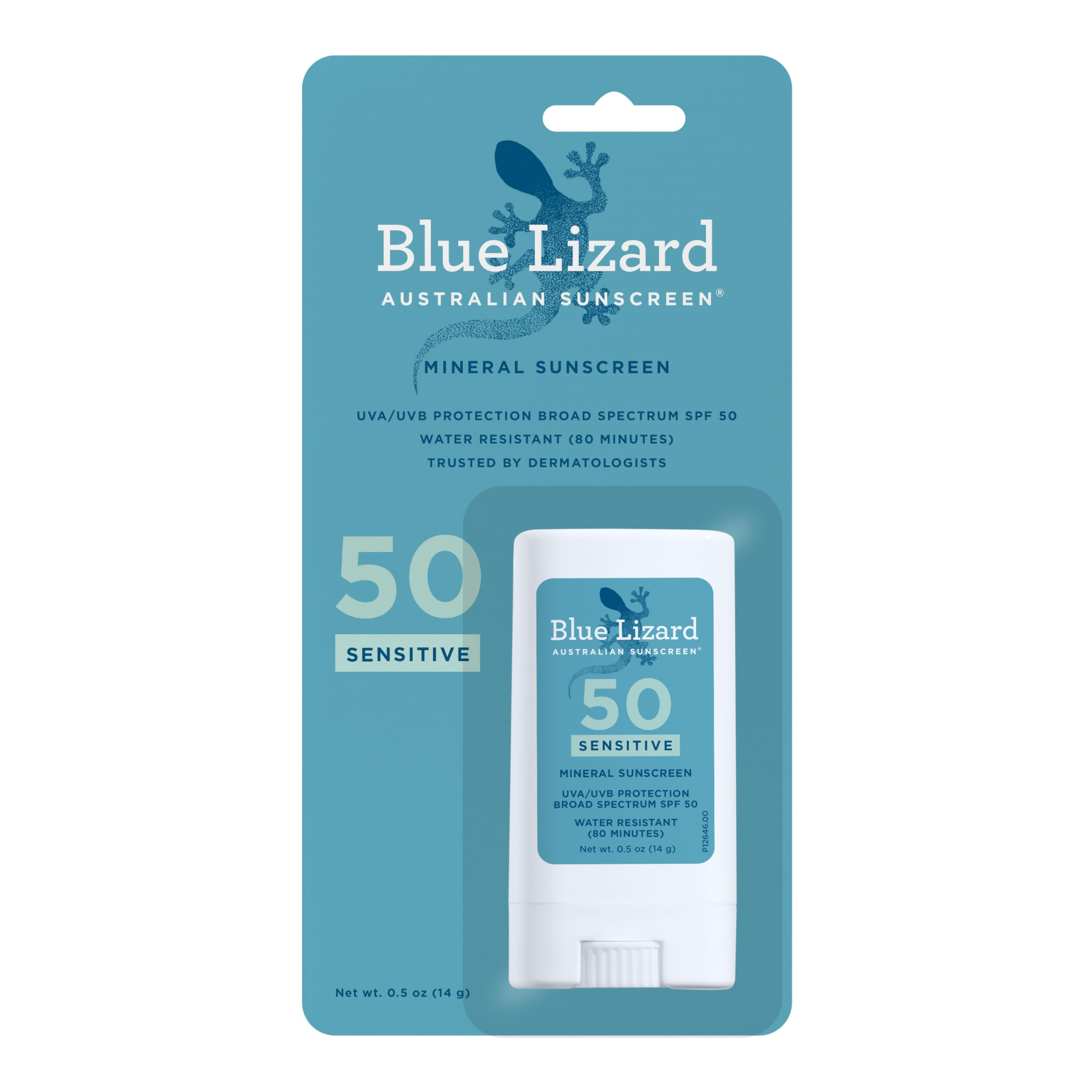 BLUE LIZARD Sensitive Mineral Sunscreen Stick with Zinc Oxide, SPF 50+, Water Resistant, UVA UVB ... | Amazon (US)
