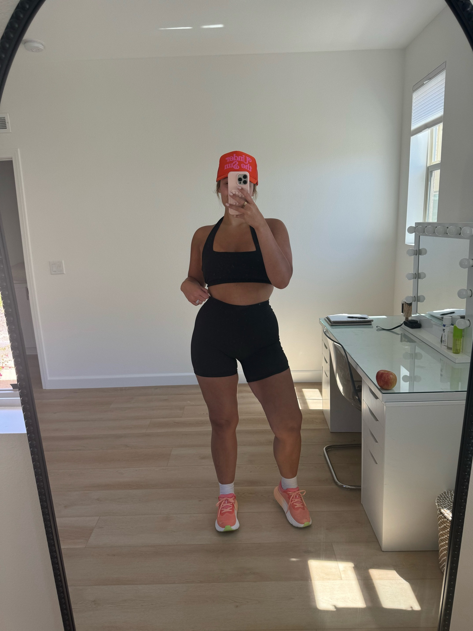 hot girl walk ootd🤪💓🍊
wearing a size large in sports bra and shorts!! you can use code AMY at checkout to save :-) 



#LTKActive #LTKSeasonal #LTKMidsize