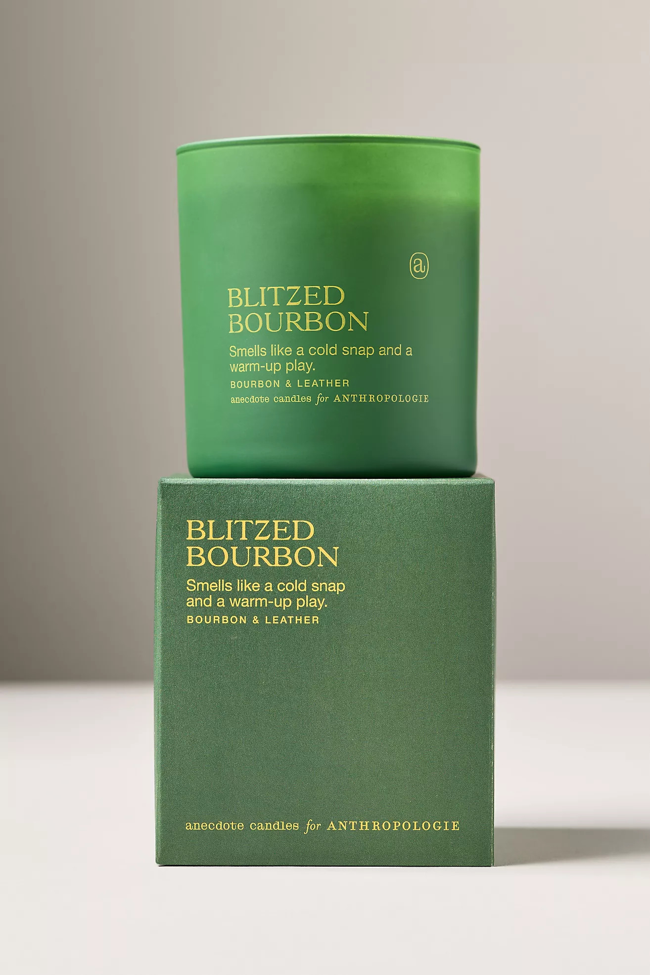 Anecdote Spice Blitzed Bourbon Boxed Glass Candle | Anthropologie (US)