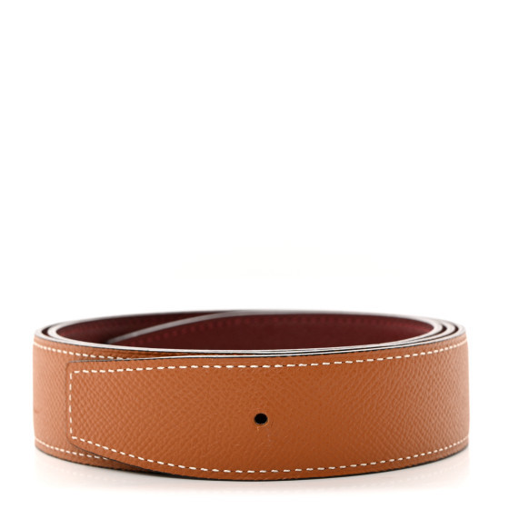 Epsom 32mm Belt Strap 85 80/32 Rouge H Gold | FASHIONPHILE (US)
