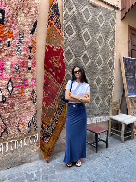 Morocco outfit: day outfit to explore 

Long skirt, weekday, weekday skirt, white T-shirt outfit, simple outfit, day outfit, summer outfit, summer outfit inspo, airport outfit, holiday outfit inspo, holiday outfits, simple work outfit, work outfit, hen do outfit, travel outfit inspo 

#LTKworkwear #LTKstyletip #LTKtravel