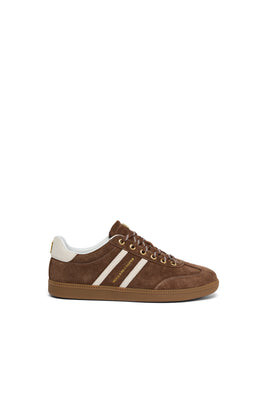 Knightsbridge Court Trainer (Chocolate) | Holland Cooper