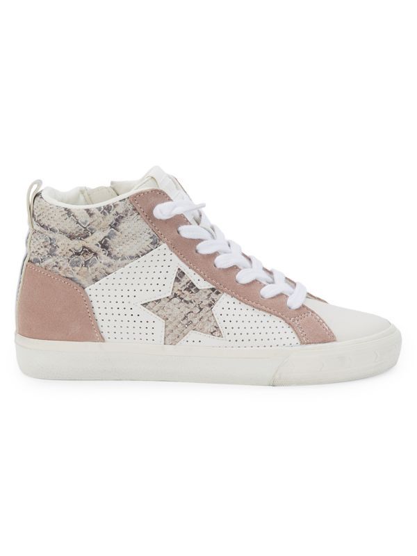 ​Star Perforated High-Top Sneakers | Saks Fifth Avenue OFF 5TH (Pmt risk)