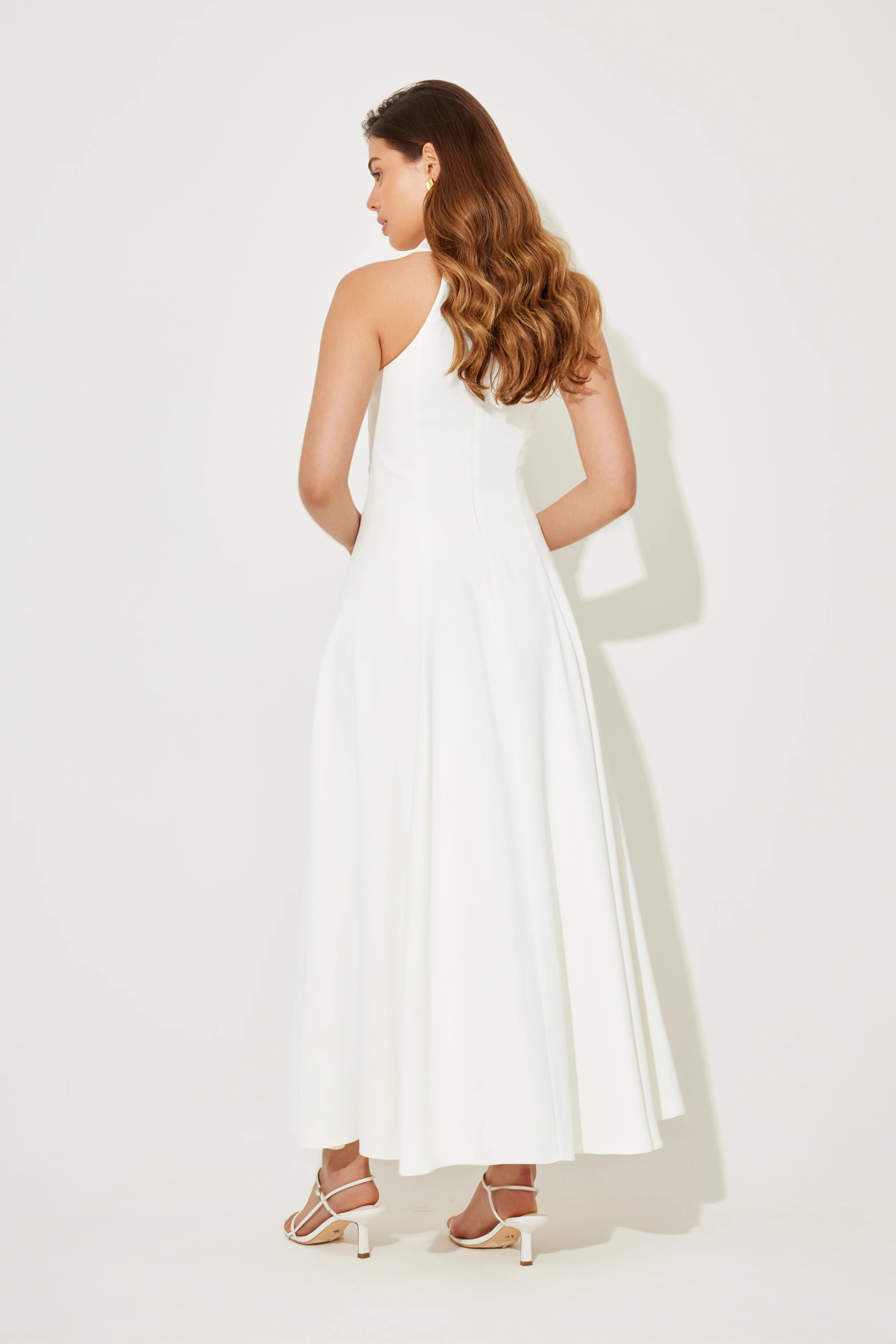 The Ultimate Muse Flowy Collar Maxi Dress | Odd Muse