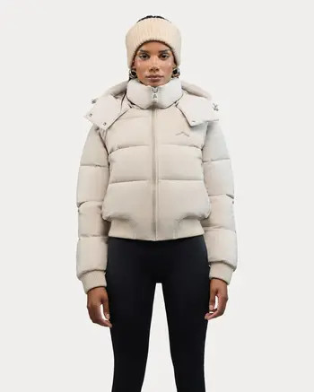 Alpenhaus Pariset Cropped Puffer Bomber with Detachable Sleeves | Nordstrom | Nordstrom