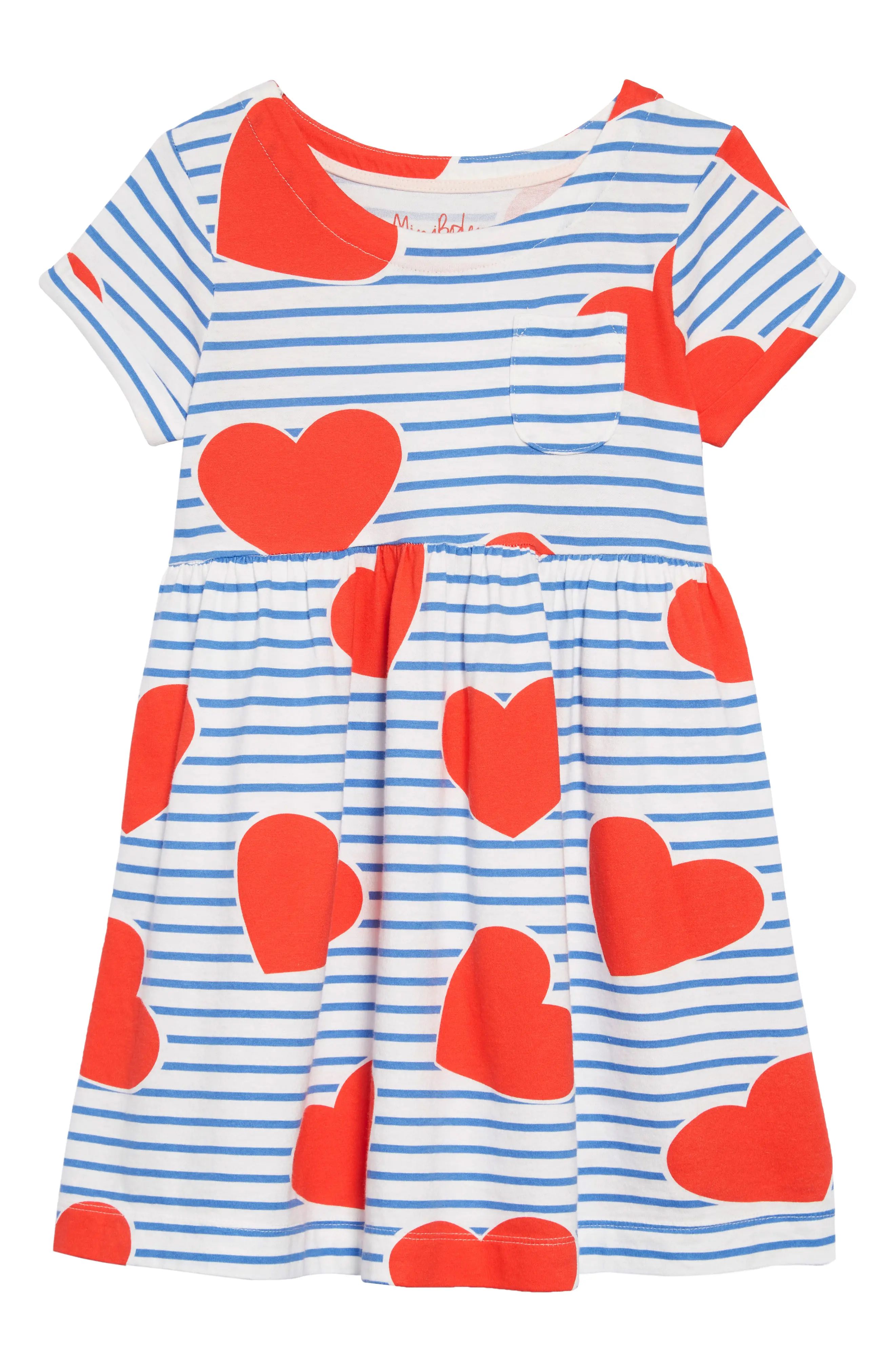Mini Boden Print Jersey Dress (Toddler Girls, Little Girls & Big Girls) | Nordstrom