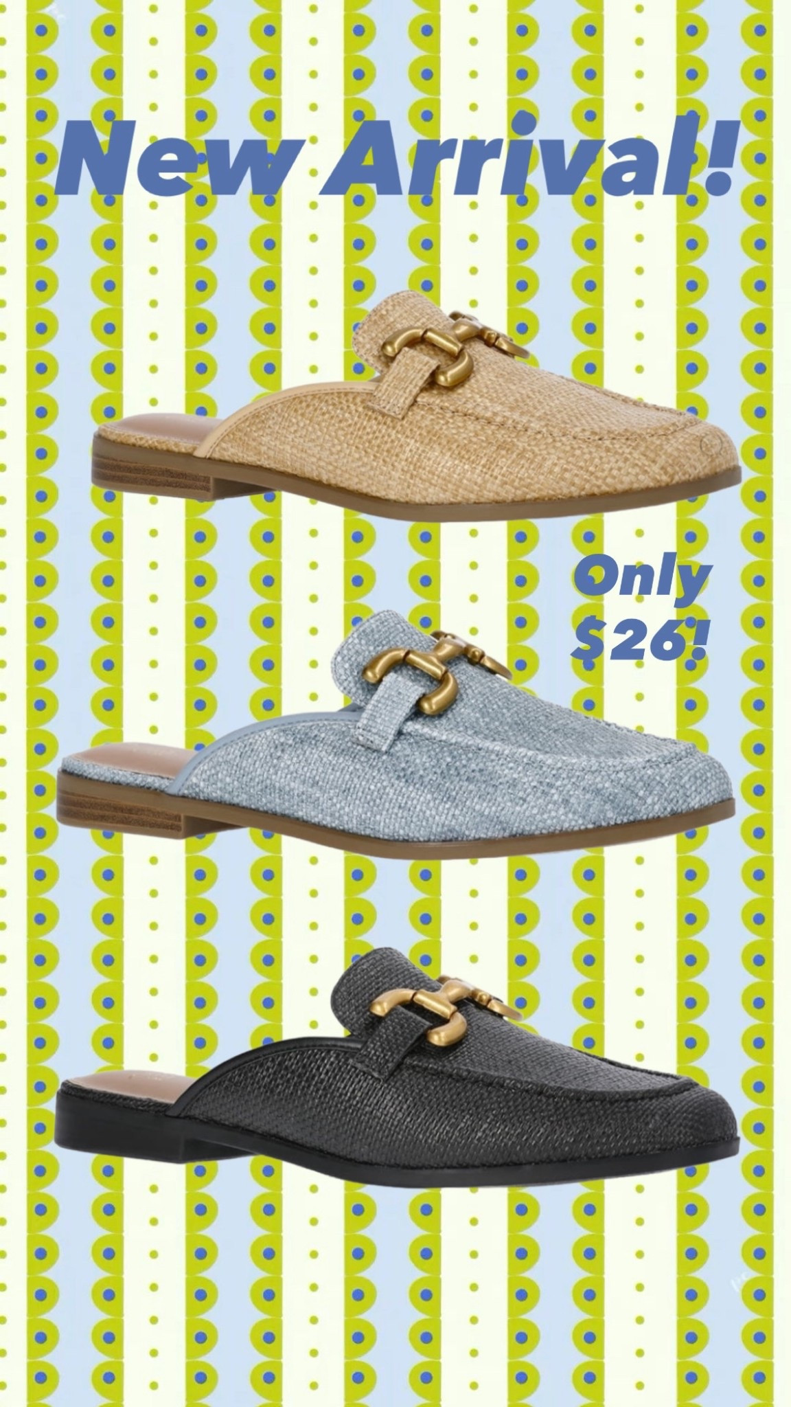 Adore these new rattan mules for summer! 