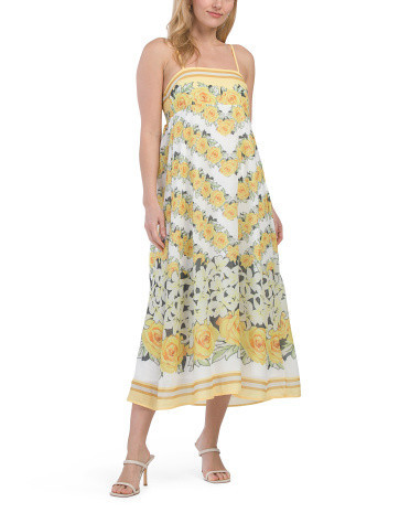 Sleeveless Floral Maxi Dress For Women | TJ Maxx