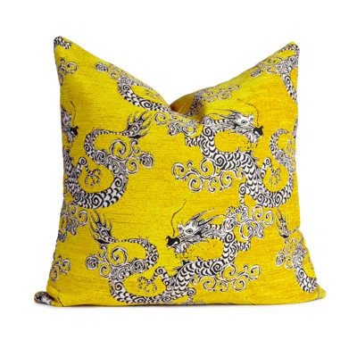 Dragon Animal Print Chenille Throw Pillow | Wayfair North America