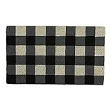DII Black & White Buffalo Check Doormat | Amazon (US)