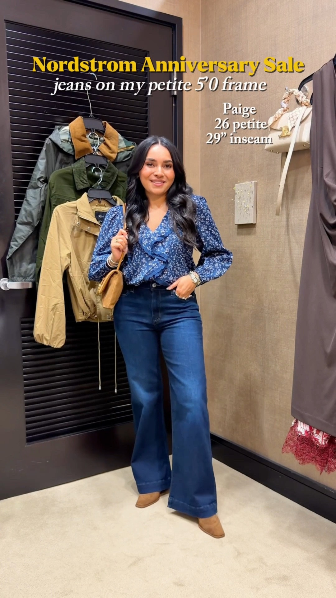 Blue floral top size xxs TTS
Paige jeans size 26 petite, 29” inseam TTS
Boots size 5.5 TTS

#LTKgrwm #LTKPetite #LTKSaleAlert