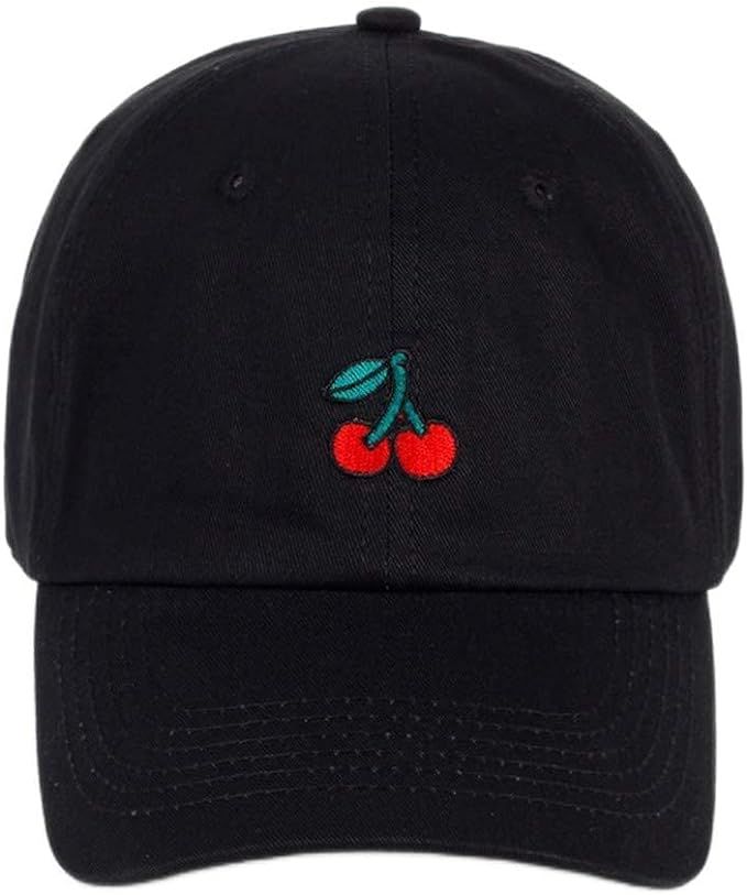 Strawberry Hat，Cherry Hat，Watermelon Hat Fruit Hat Embroidered Baseball Hat, Dad Cap, Cotton ... | Amazon (US)