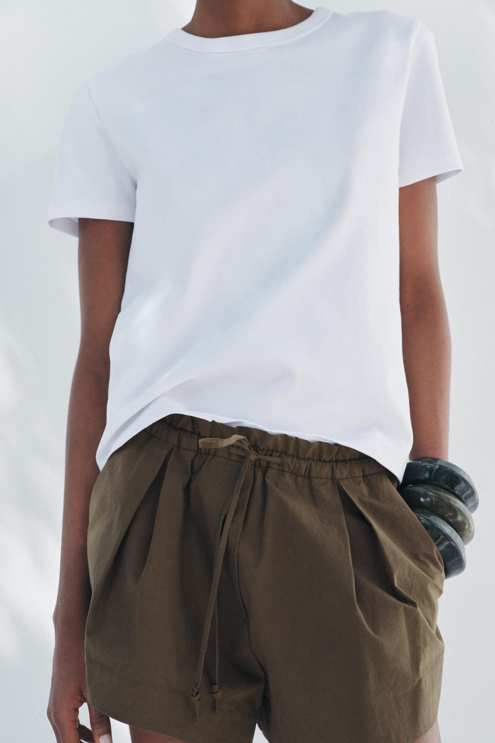 SHORT SLEEVE INTERLOCK T-SHIRT | Zara UK