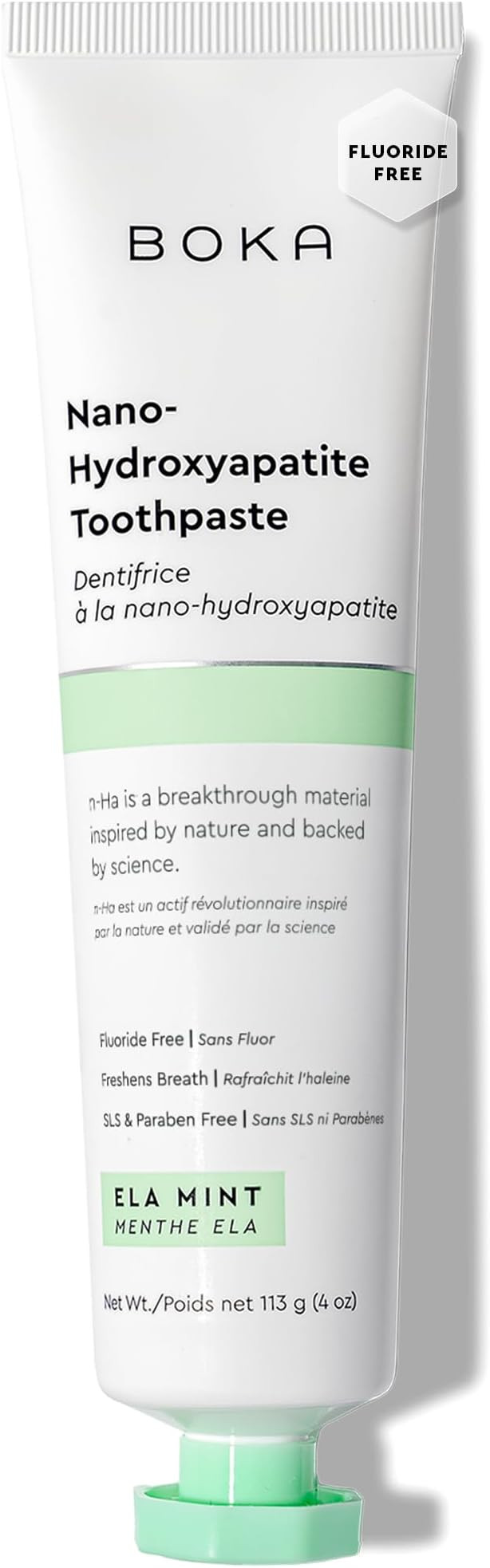 Boka Fluoride Free Toothpaste, Nano Hydroxyapatite Toothpaste, Appropriate for Sensitive Teeth - ... | Amazon (US)
