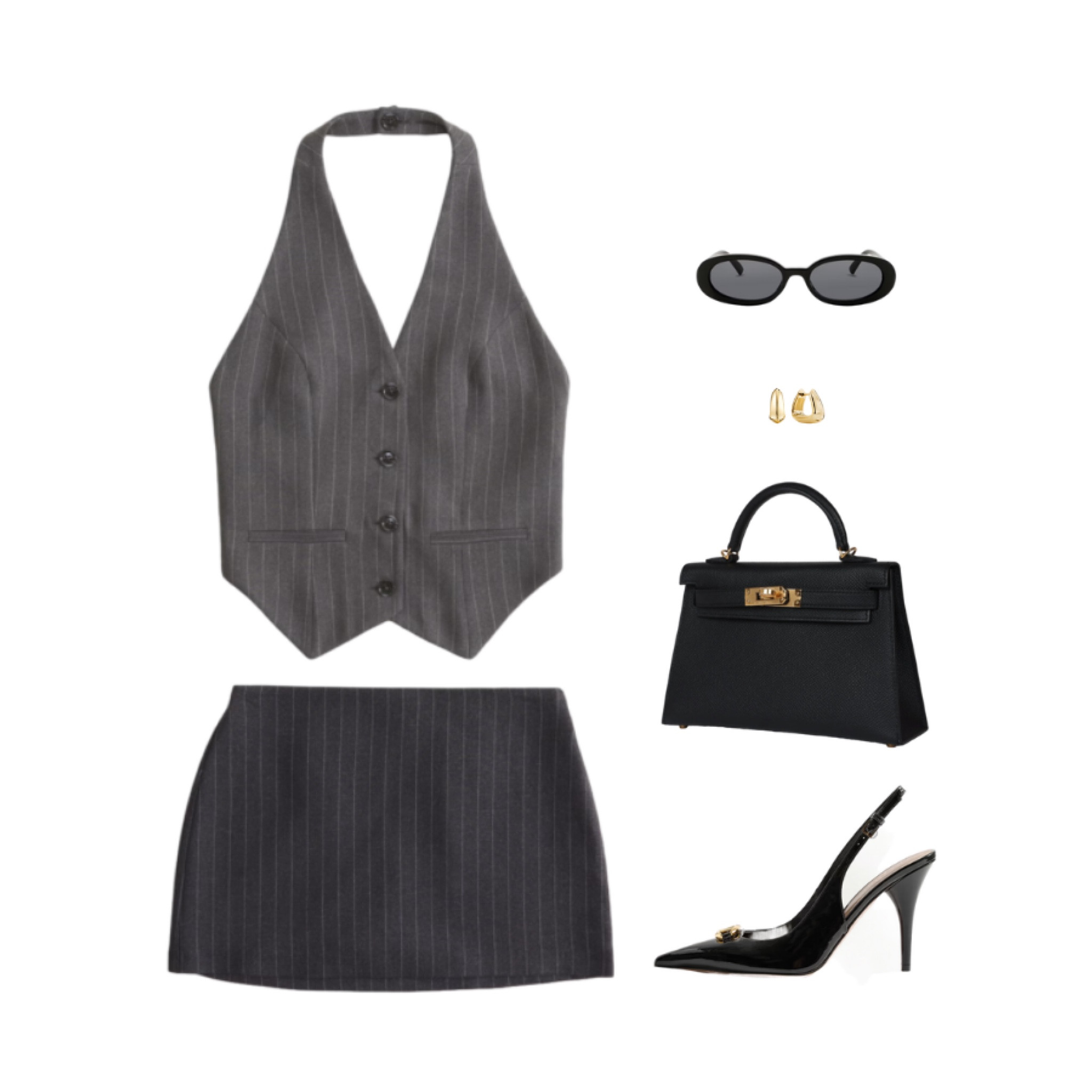 cute pinstripe matching set🩶

#LTKautumn #LTKworkwear #LTKcanada