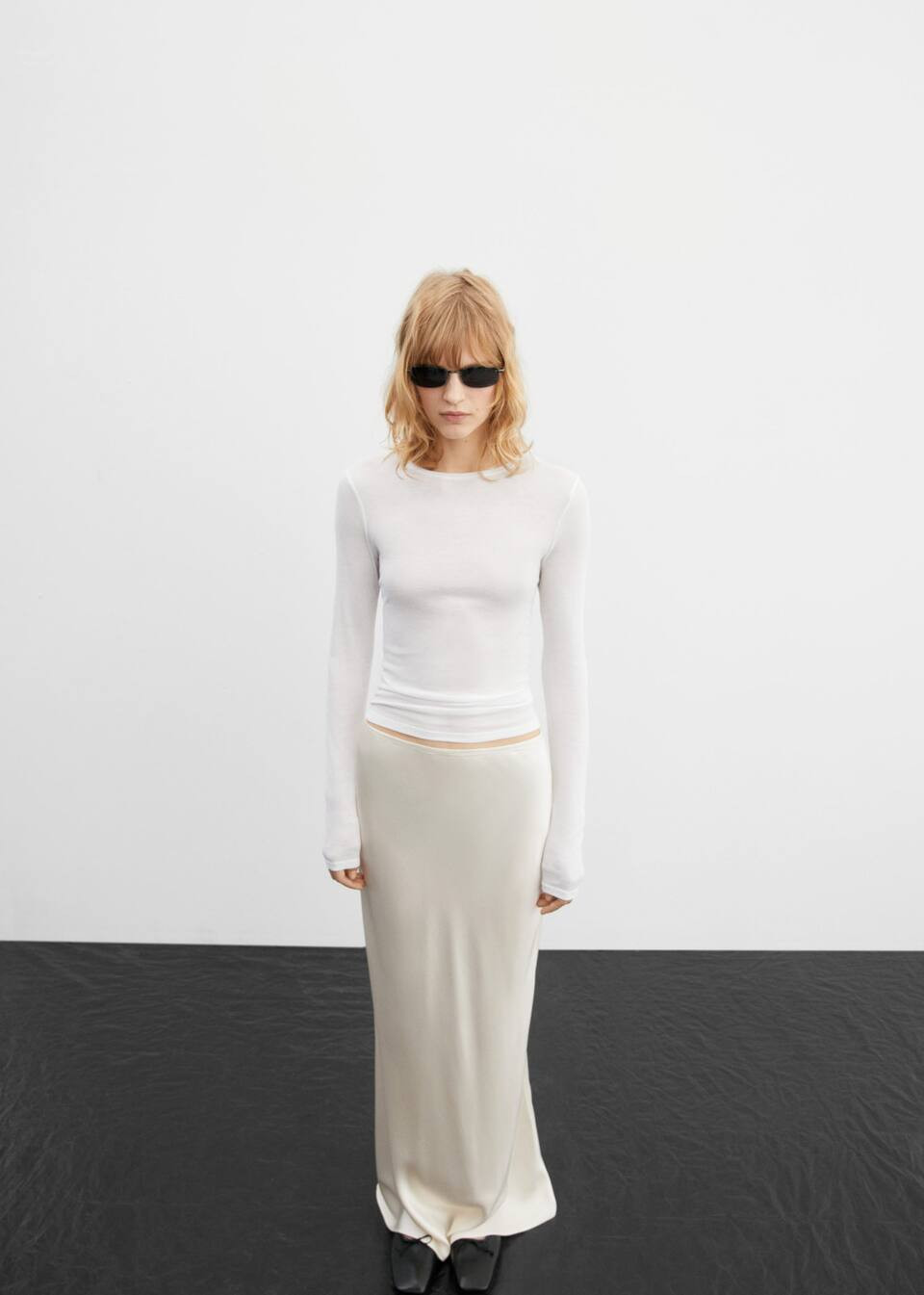 Tailliertes langarm-t-shirt -  Damen | Mango Deutschland | MANGO (DE)