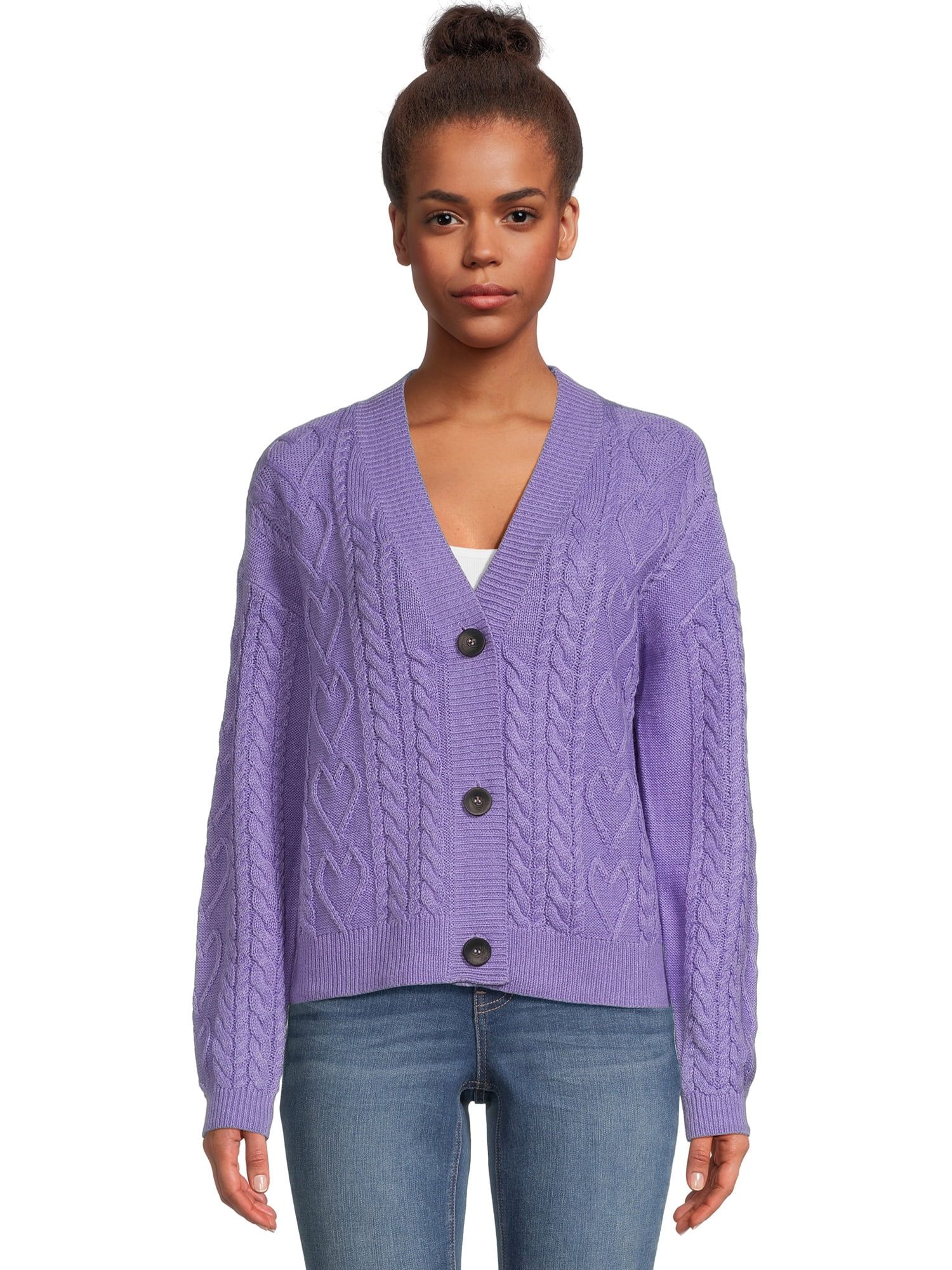 RD Style Womens Button Cardigan With Heart Embroidery | Walmart (US)