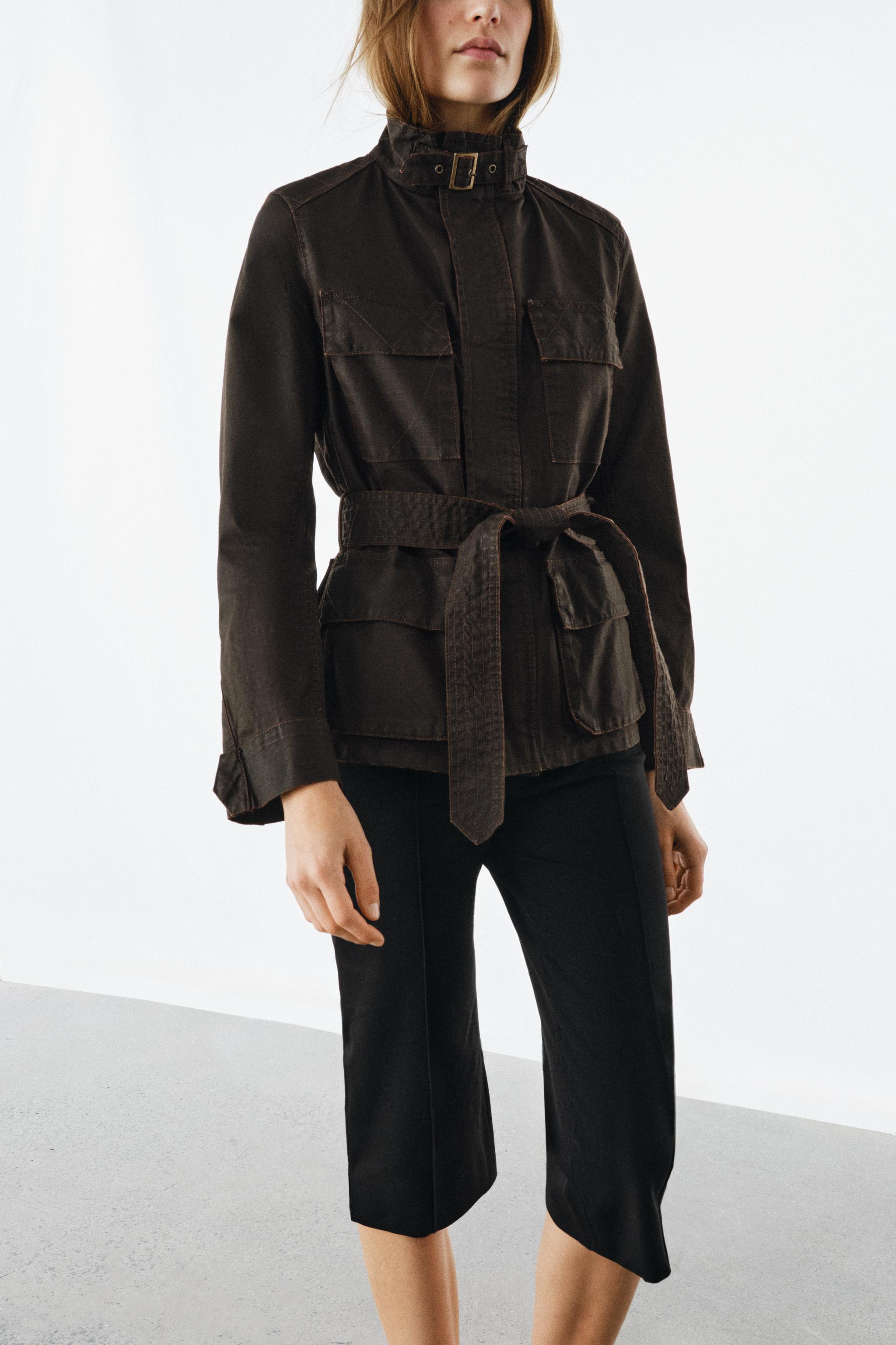 ZW COLLECTION WAXED EFFECT JACKET | Zara US