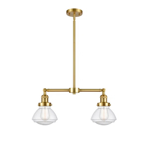 Chesterville 2 - Light Kitchen Island Linear Pendant | Wayfair Professional